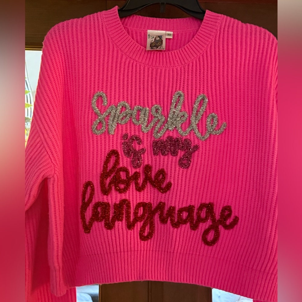 Queen of Sparkles Sweater Sz XS——CUTE!!!❤️